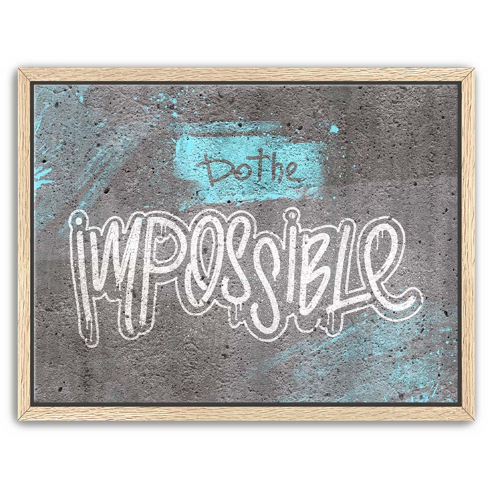 Featured image 18 for Do The Impossible - Stencil - Blue