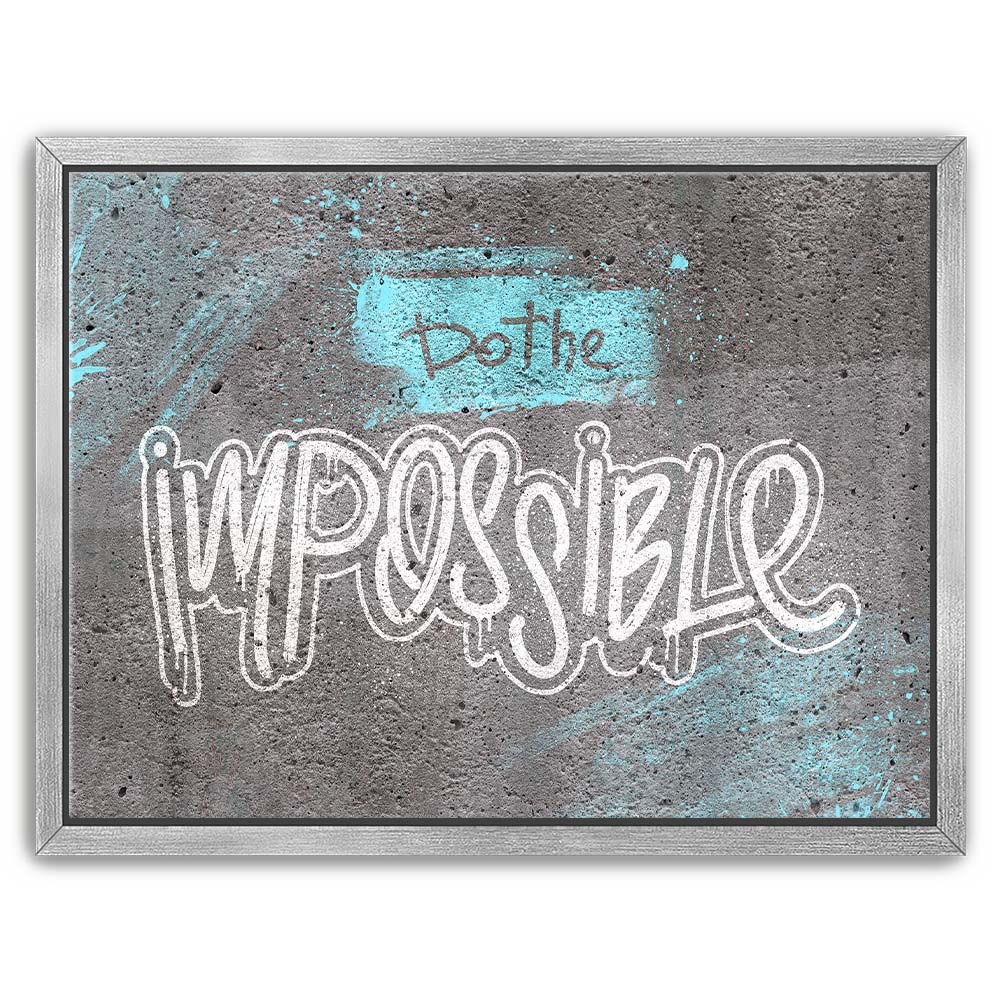 Featured image 17 for Do The Impossible - Stencil - Blue