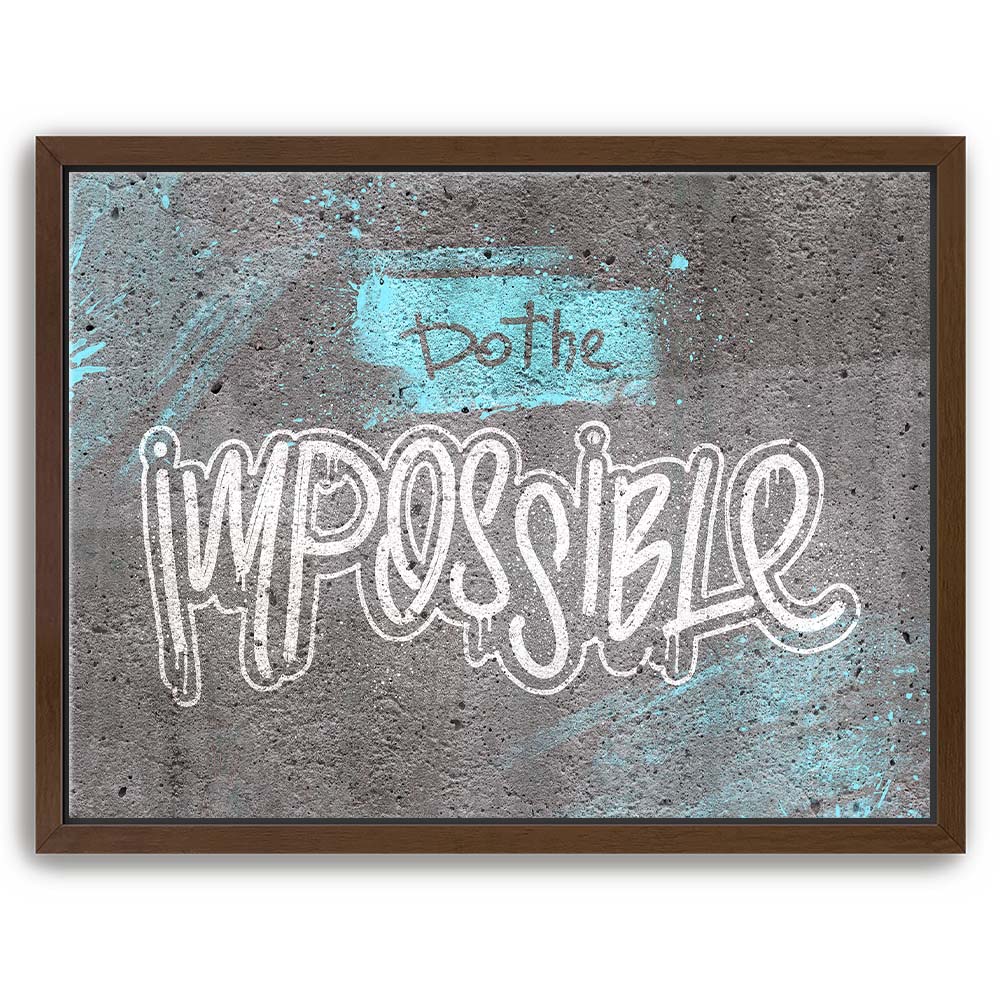Featured image 19 for Do The Impossible - Stencil - Blue