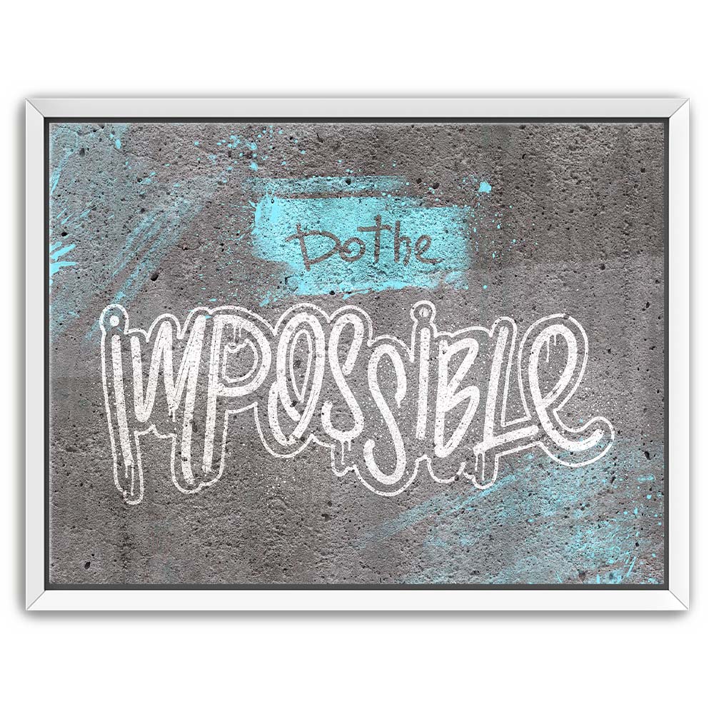 Featured image 15 for Do The Impossible - Stencil - Blue