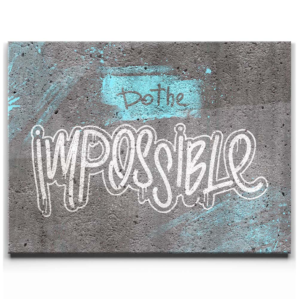 Featured image 13 for Do The Impossible - Stencil - Blue