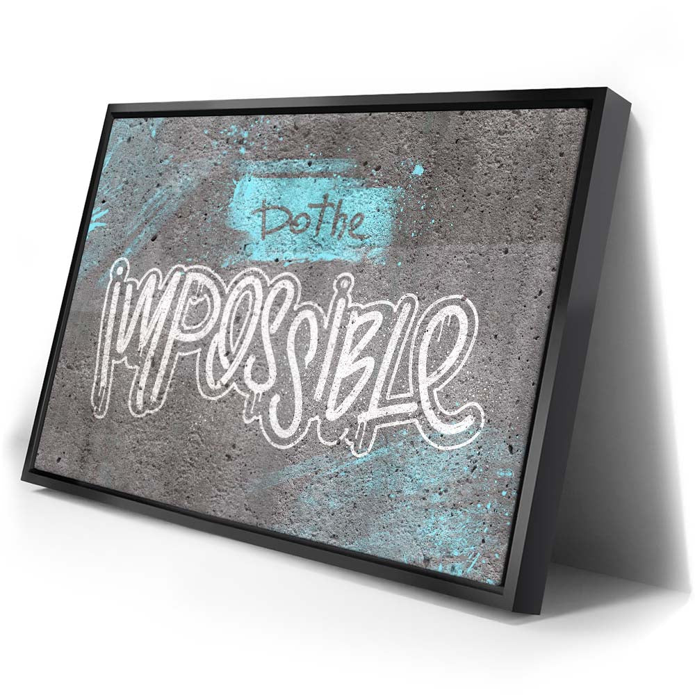 Featured image 7 for Do The Impossible - Stencil - Blue