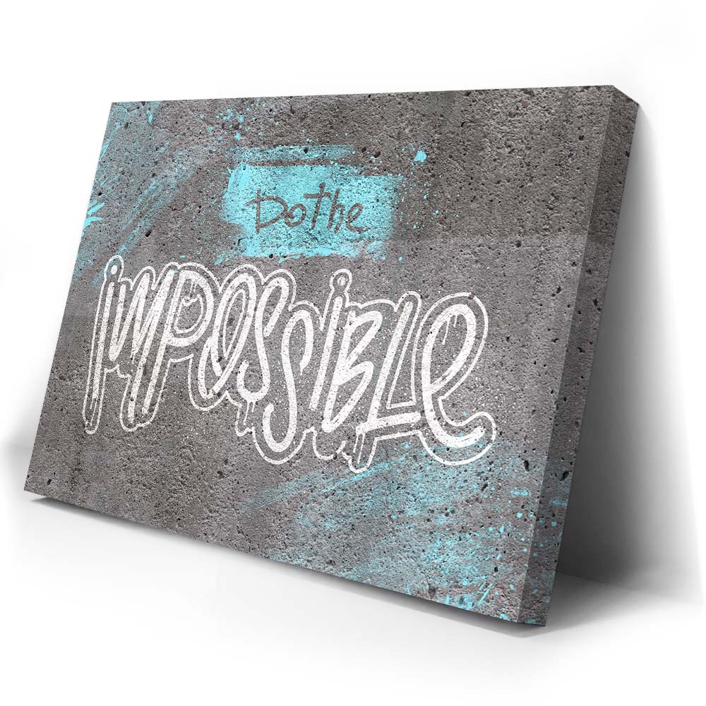 Featured image 8 for Do The Impossible - Stencil - Blue