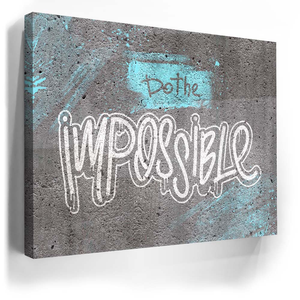 Featured image 6 for Do The Impossible - Stencil - Blue