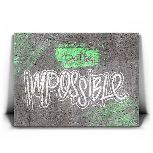 Featured image 2 for Do The Impossible - Stencil - Green