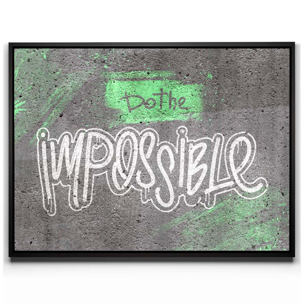 Featured image 14 for Do The Impossible - Stencil - Green