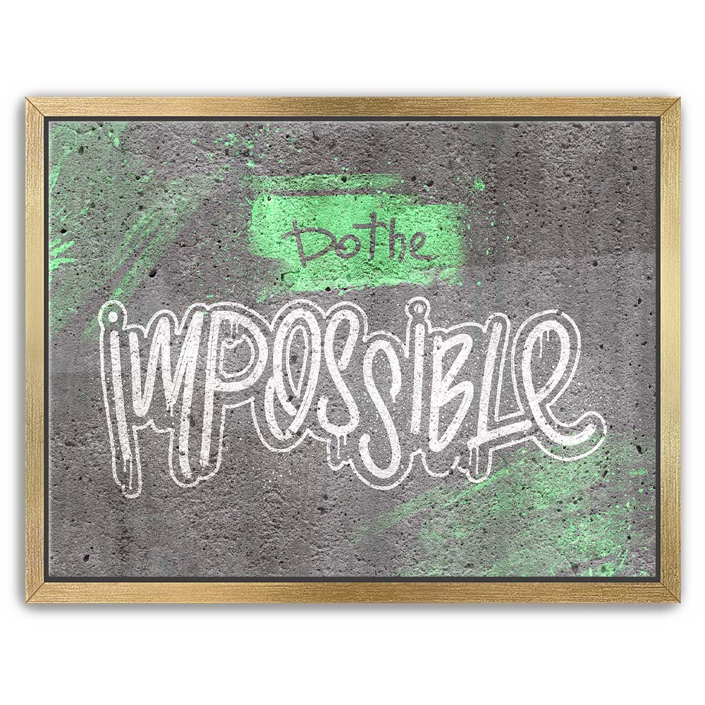 Featured image 16 for Do The Impossible - Stencil - Green