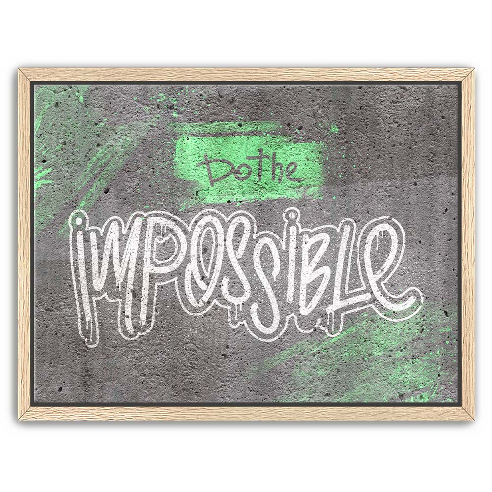 Featured image 18 for Do The Impossible - Stencil - Green