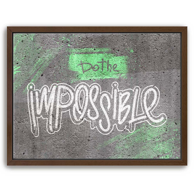 Featured image 19 for Do The Impossible - Stencil - Green