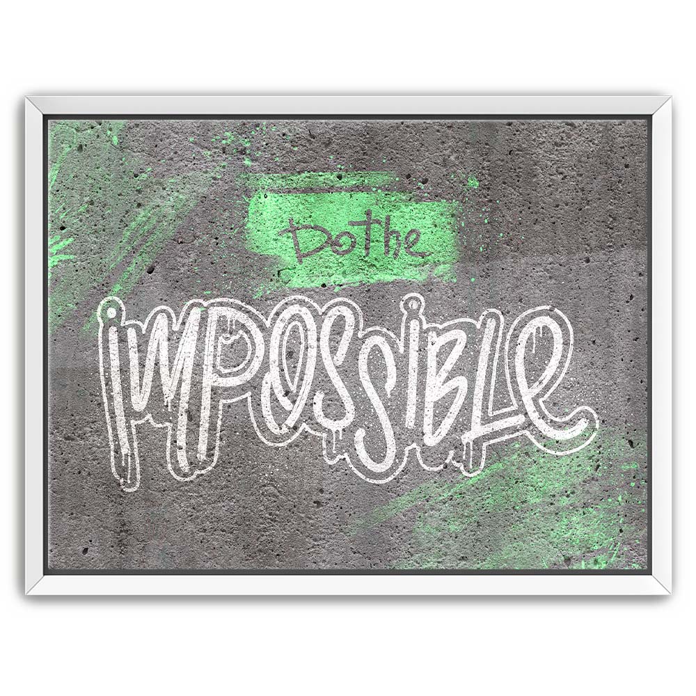 Featured image 15 for Do The Impossible - Stencil - Green