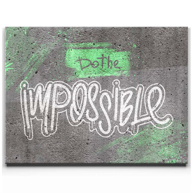 Featured image 13 for Do The Impossible - Stencil - Green