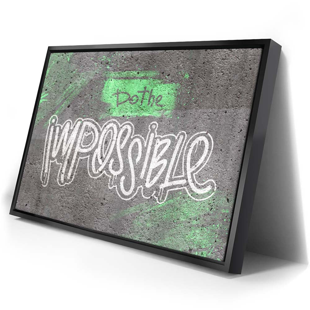 Featured image 7 for Do The Impossible - Stencil - Green