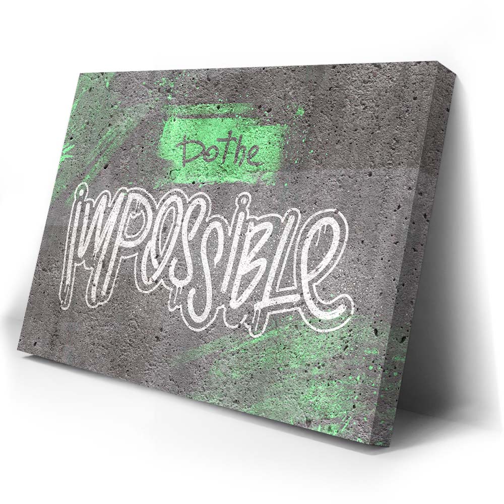 Featured image 8 for Do The Impossible - Stencil - Green