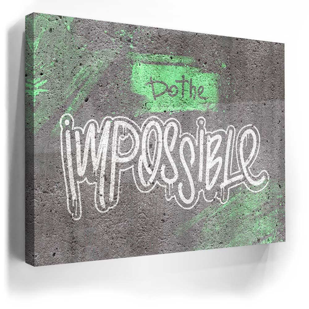 Featured image 6 for Do The Impossible - Stencil - Green