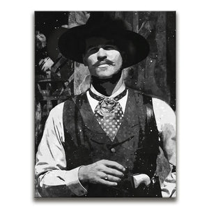 Doc Holiday Wall Art - B&W