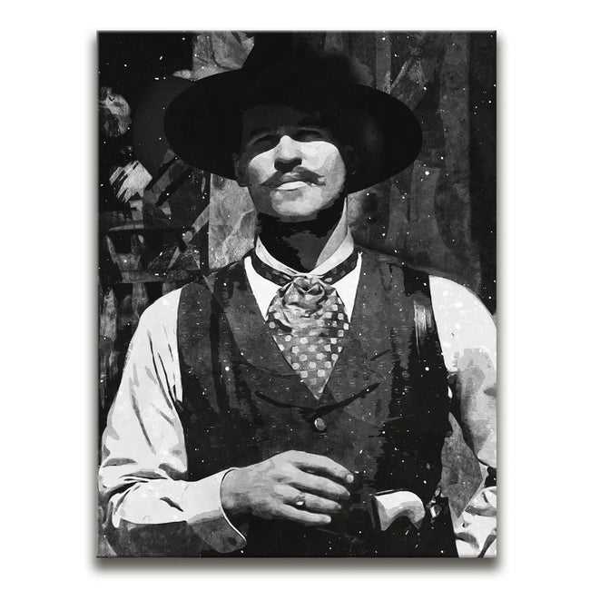 Featured image 1 for Doc Holiday Wall Art - B&W
