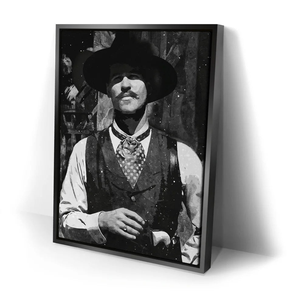 Featured image 2 for Doc Holiday Wall Art - B&W