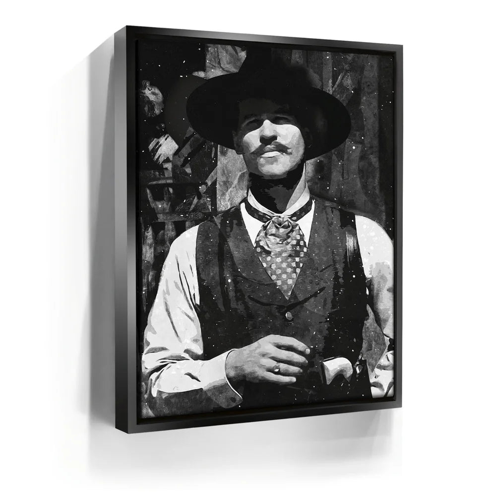 Featured image 5 for Doc Holiday Wall Art - B&W