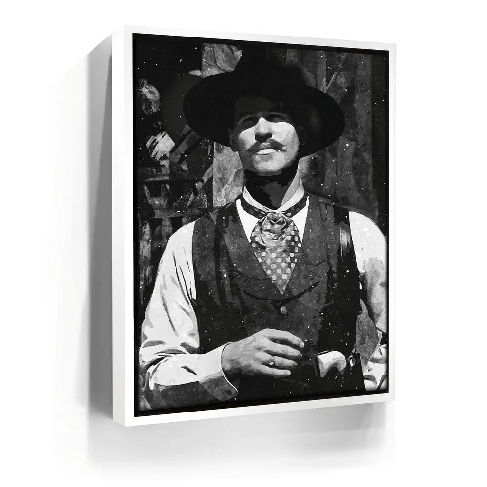 Featured image 6 for Doc Holiday Wall Art - B&W