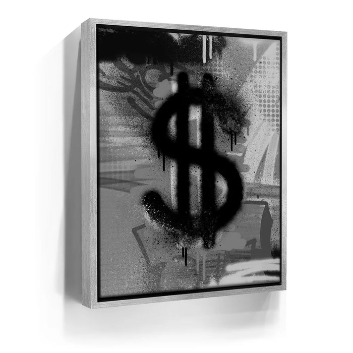 Featured image 9 for Dollar - Black and White - Graffiti