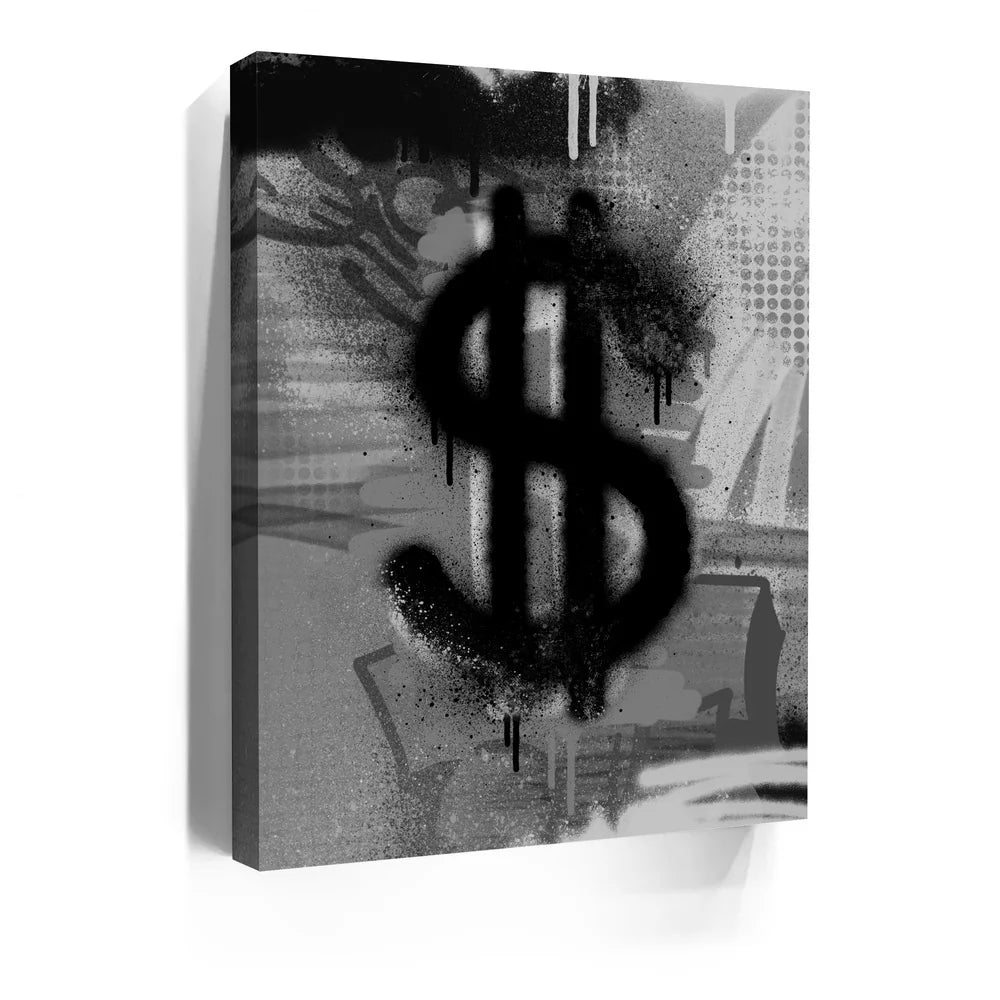 Featured image 5 for Dollar - Black and White - Graffiti