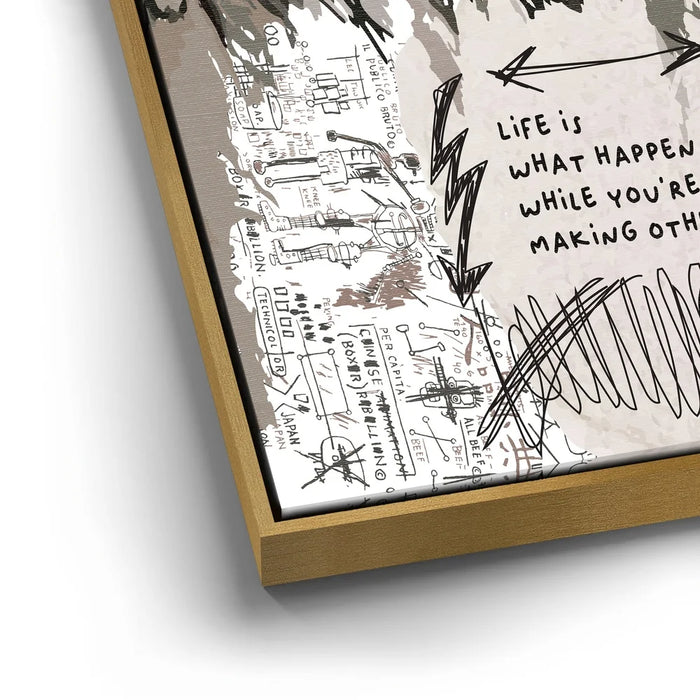 Featured image 12 for Don't Forget To Live - Basquiat Inspired