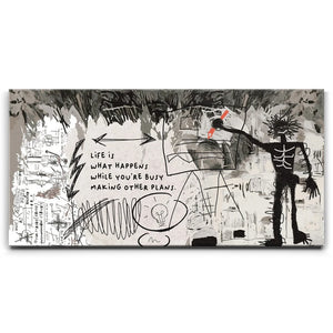 Don't Forget To Live - Basquiat Inspired