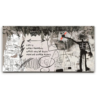 Don't Forget To Live - Basquiat Inspired