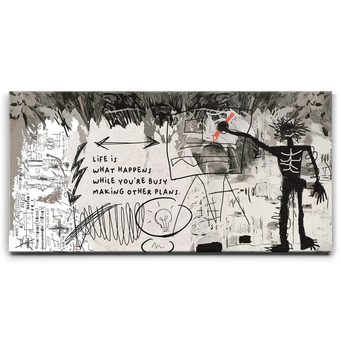 Featured image 1 for Don't Forget To Live - Basquiat Inspired