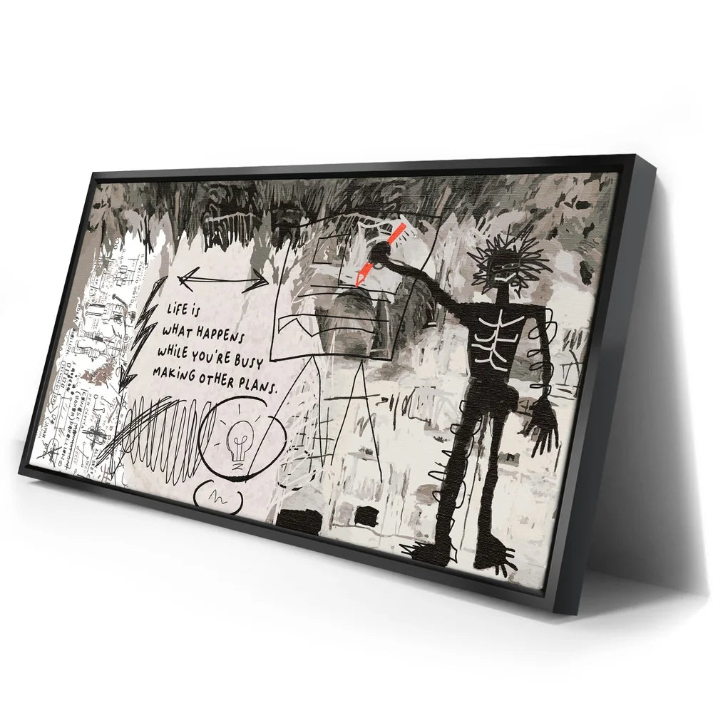 Featured image 2 for Don't Forget To Live - Basquiat Inspired