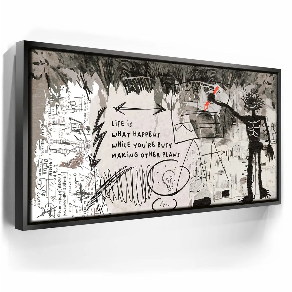 Featured image 5 for Don't Forget To Live - Basquiat Inspired