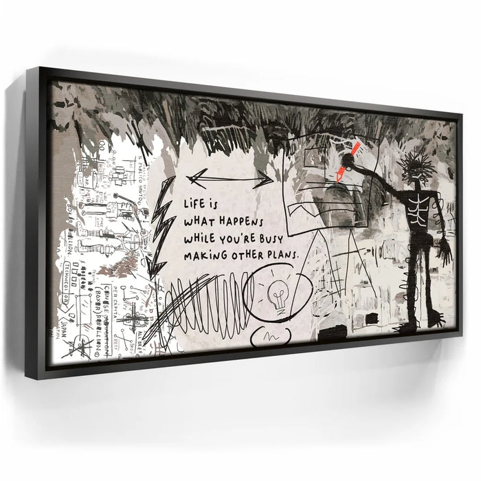 Featured image 5 for Don't Forget To Live - Basquiat Inspired