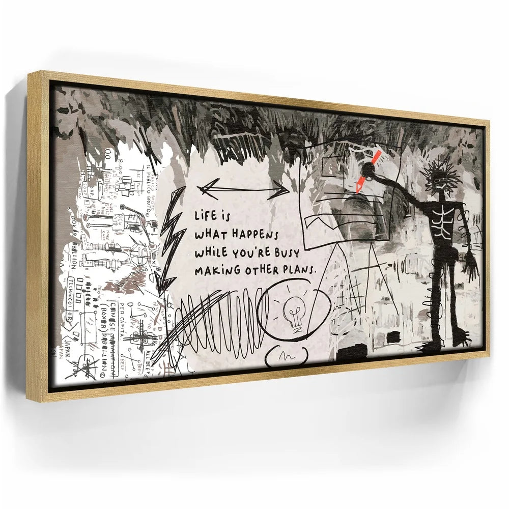 Featured image 7 for Don't Forget To Live - Basquiat Inspired