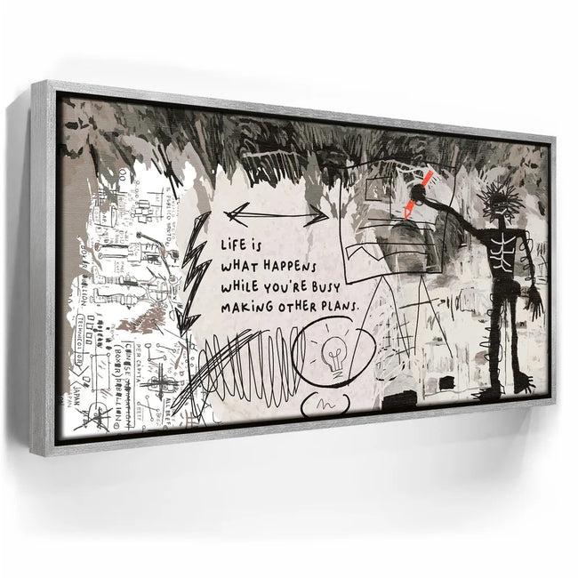 Featured image 8 for Don't Forget To Live - Basquiat Inspired