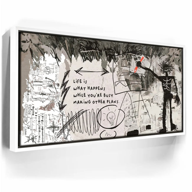 Featured image 6 for Don't Forget To Live - Basquiat Inspired
