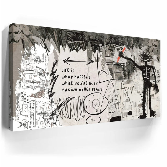 Featured image 5 for Don't Forget To Live - Basquiat Inspired