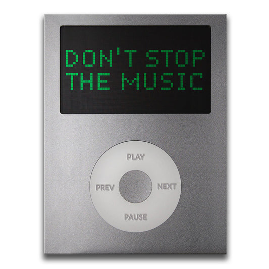 Don't Stop The Music Posters, Prints, & Visual Artwork TheGoatWallArt PORTRAIT 36x48 0.75" STANDARD