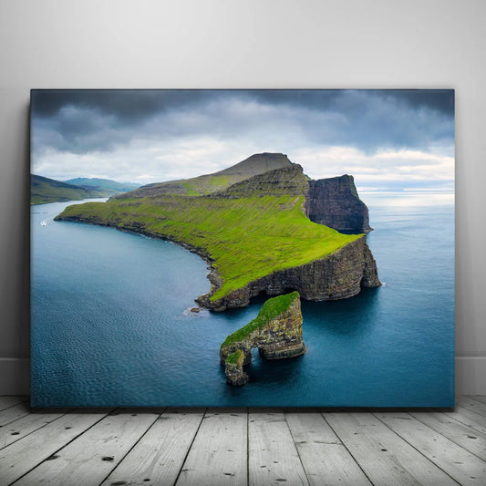 Drangarnir Posters, Prints, & Visual Artwork TheGoatWallArt LANDSCAPE 24x18 0.75" STANDARD