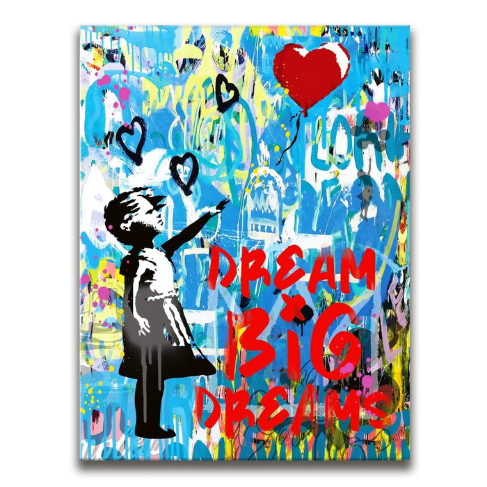 Featured image 1 for Dream Big Dreams - Banksy Warhol Mashup