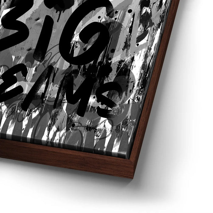 Featured image 15 for Dream Big Dreams - Banksy Warhol Mashup - Black & White