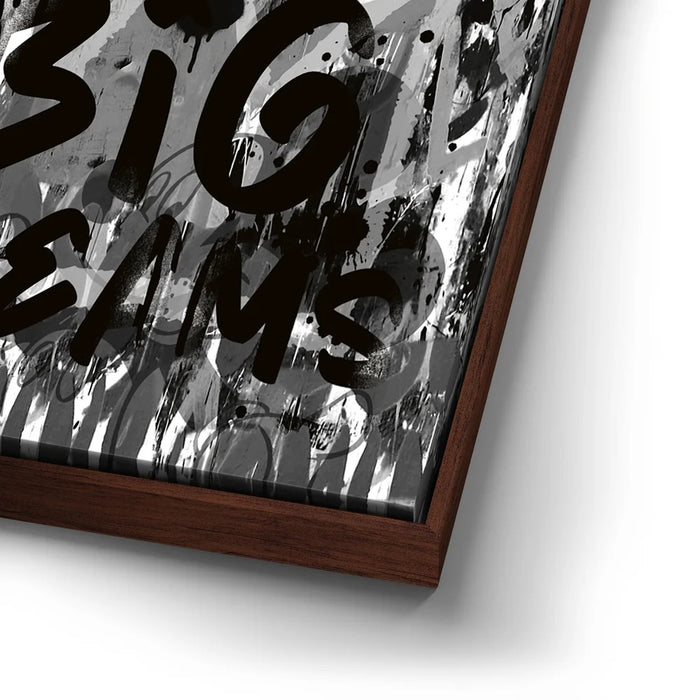 Featured image 14 for Dream Big Dreams - Banksy Warhol Mashup - Black & White