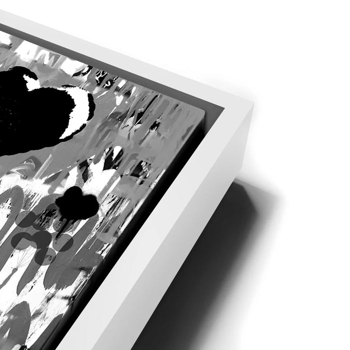 Featured image 14 for Dream Big Dreams - Banksy Warhol Mashup - Black & White