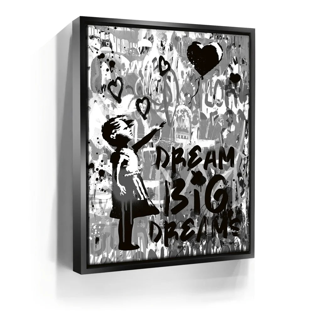 Featured image 5 for Dream Big Dreams - Banksy Warhol Mashup - Black & White
