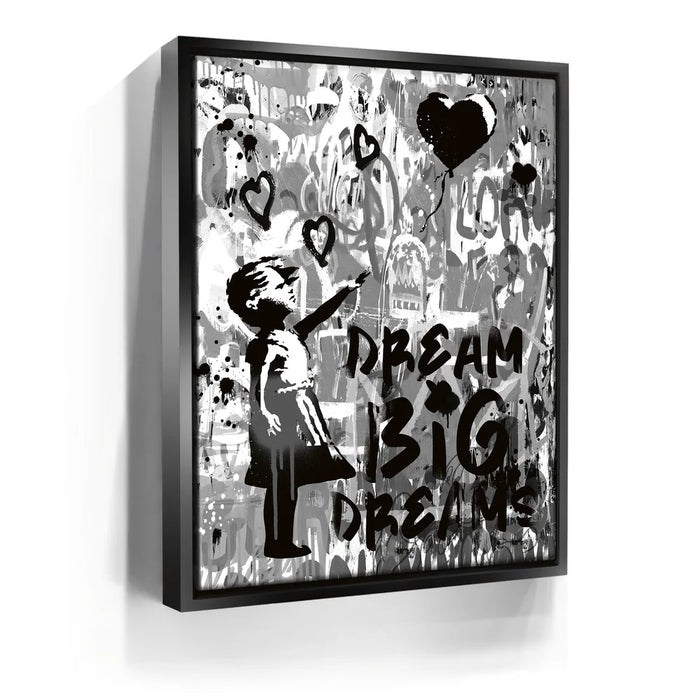 Featured image 5 for Dream Big Dreams - Banksy Warhol Mashup - Black & White