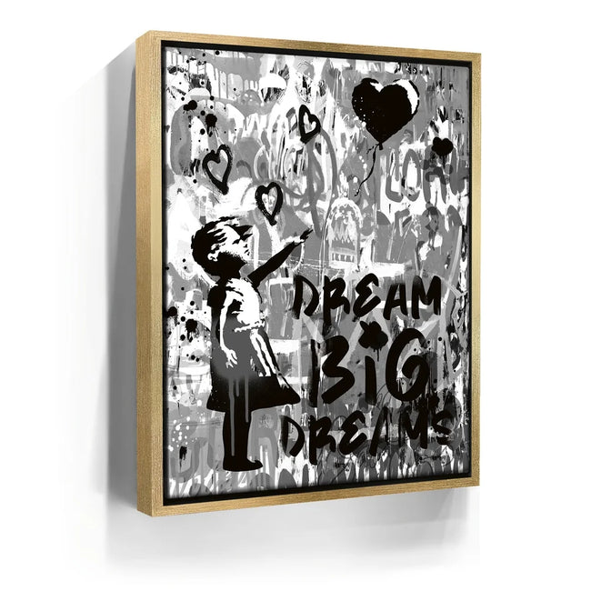 Featured image 7 for Dream Big Dreams - Banksy Warhol Mashup - Black & White