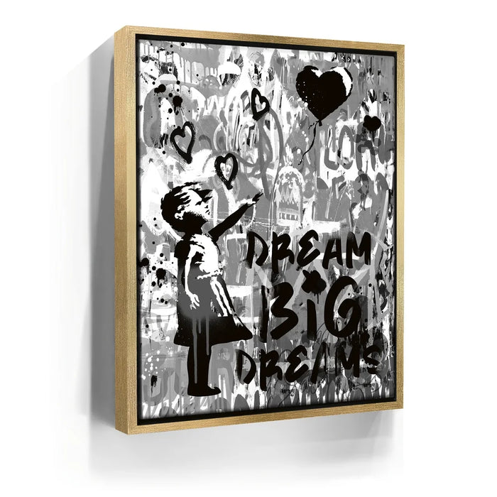 Featured image 7 for Dream Big Dreams - Banksy Warhol Mashup - Black & White