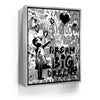 Featured image 9 for Dream Big Dreams - Banksy Warhol Mashup - Black & White