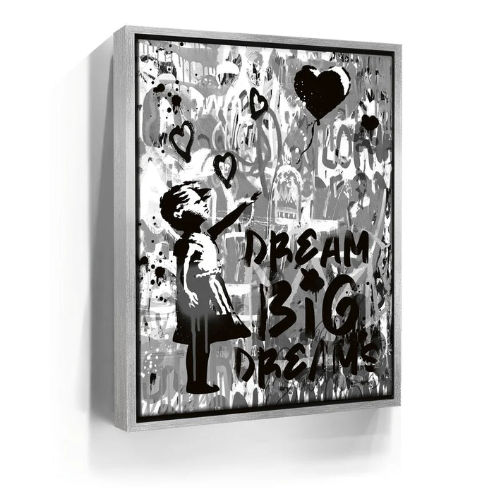 Featured image 8 for Dream Big Dreams - Banksy Warhol Mashup - Black & White