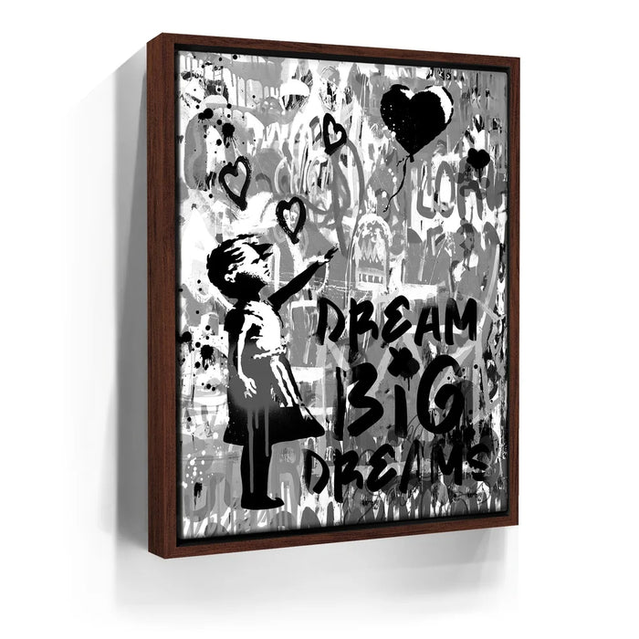 Featured image 11 for Dream Big Dreams - Banksy Warhol Mashup - Black & White