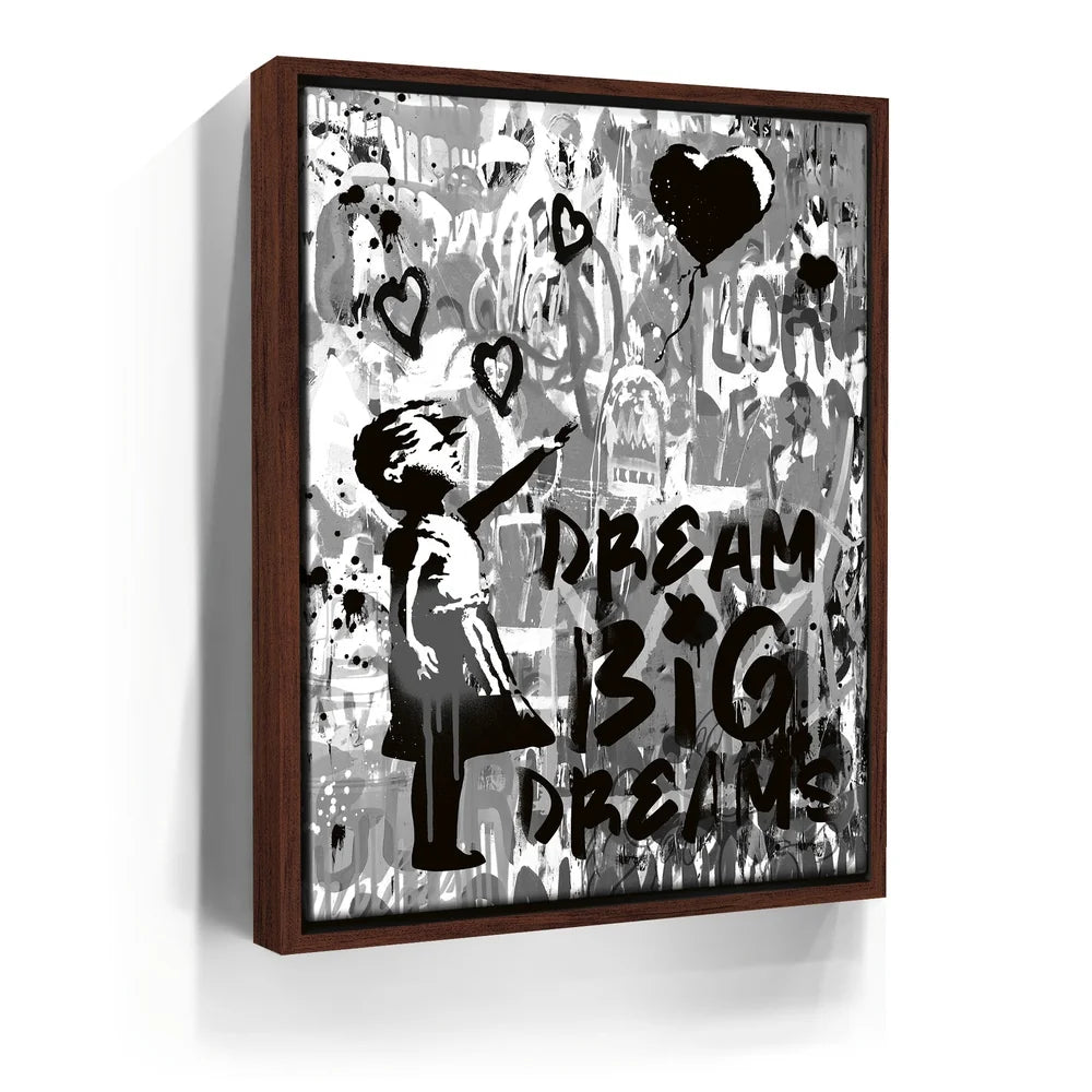 Featured image 10 for Dream Big Dreams - Banksy Warhol Mashup - Black & White